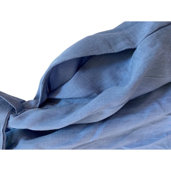 Zesica One Shoulder Romper M Blue Viscose Belted Elastic Waist Lined RFF10522 - Picture 8 of 8